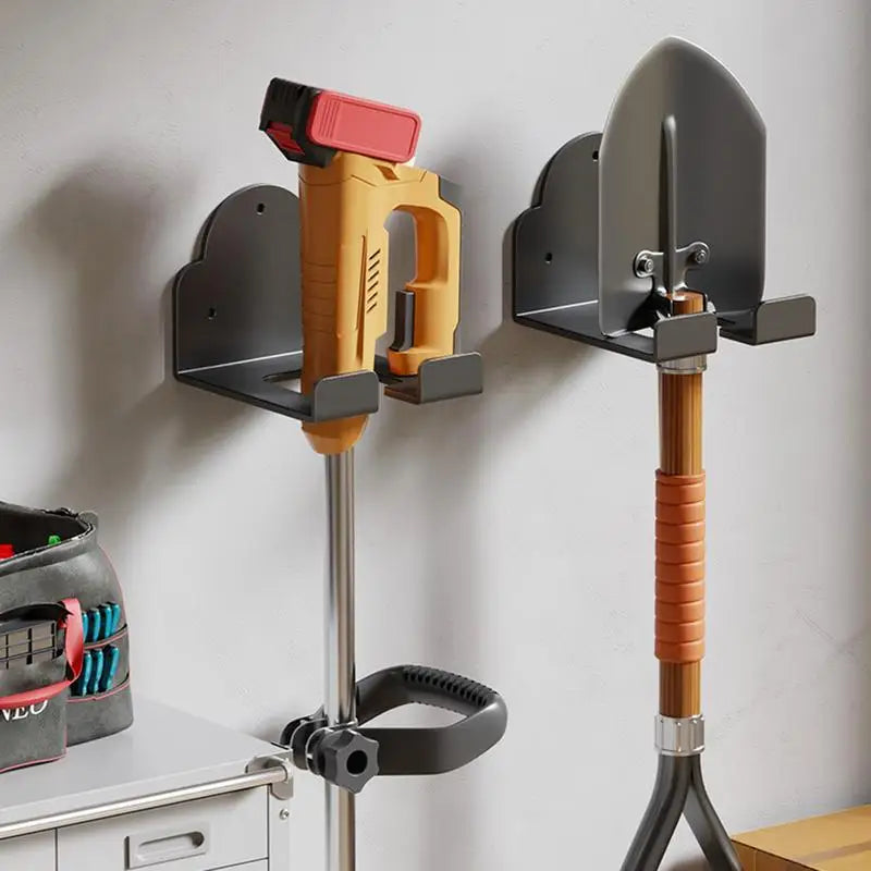 Heavy Duty Garden Tool Hanger | Wall-Mounted Garage Organizer Wall Tool Rack Peaceful Pleasures Health and Wellness