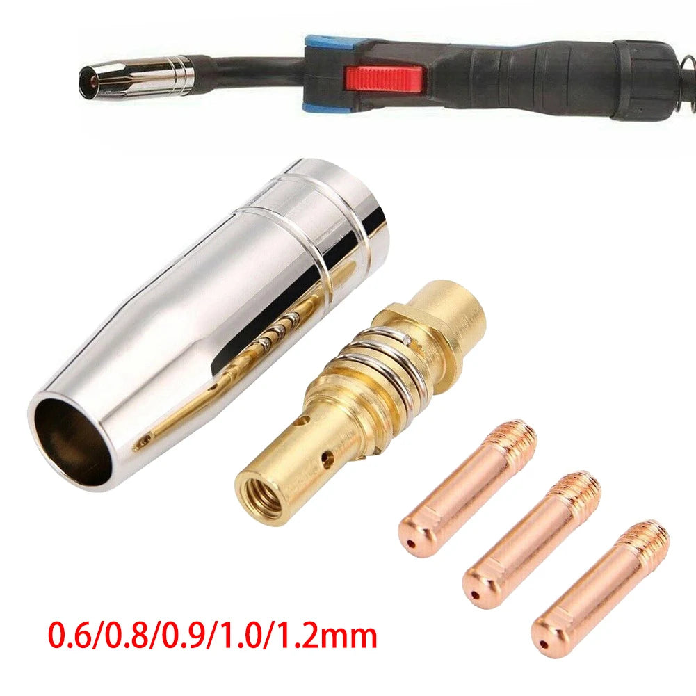 Mig Contact Tip Consumables Welding MB15 15AK 0 8 1 Nozzle Tool Part