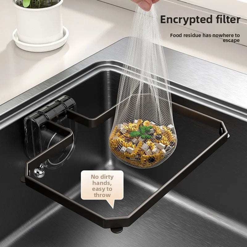 Disposable Leftover Food Rack with Sink Filter for Draining Water Simple Accessories Kitchen Sink Filter Leftovers Sink Filter Peaceful Pleasures Health and Wellness