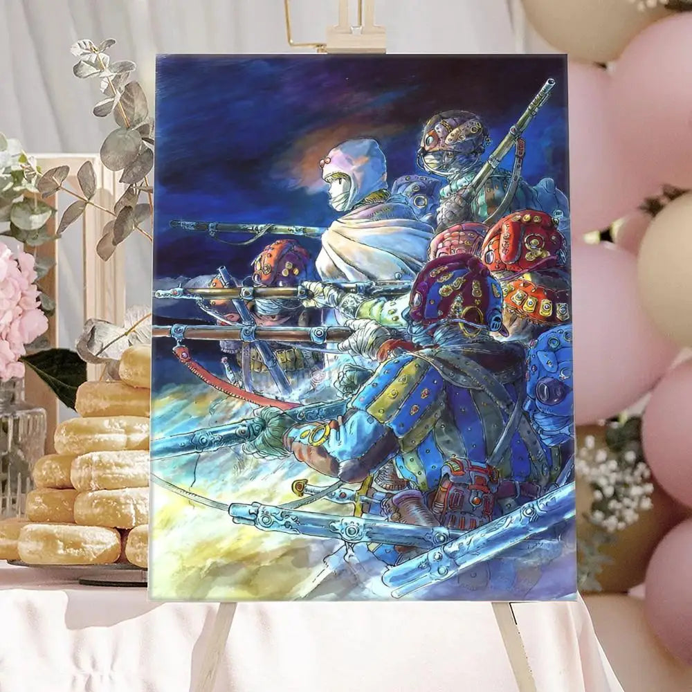 Nausicaä Valley of the Wind Anime Canvas Poster | Wall Art