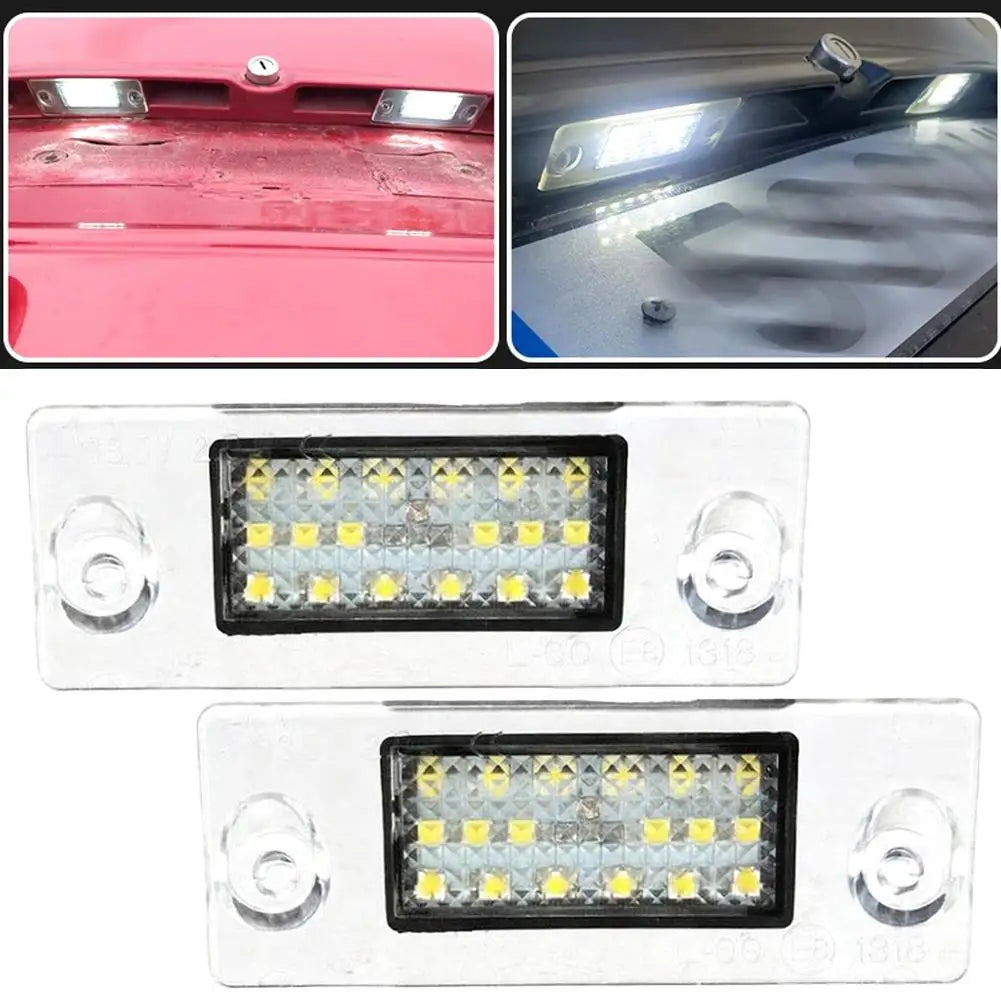 LED License Plate Lights for Audi A3 S3 8L A4 B5 – Error Free 2-Pack LED License Plate Light Peaceful Pleasures Health and Wellness