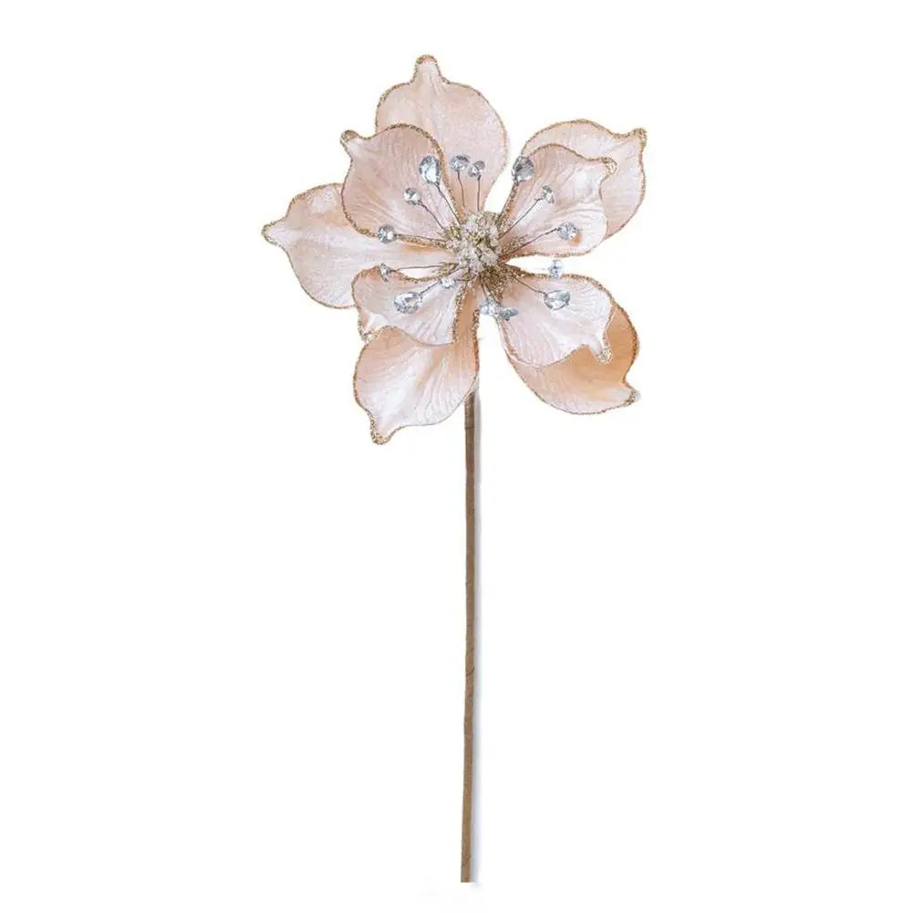 Artificial Magnolia Flowers – Christmas Tree & Holiday Decor