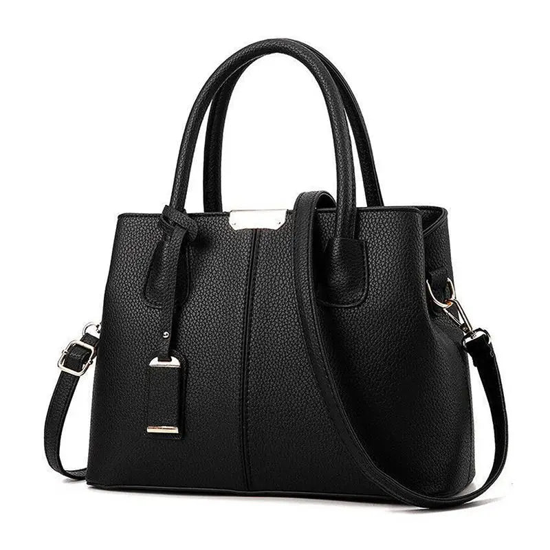 JETTING Women's PU Leather Tote Shoulder & Crossbody Bag