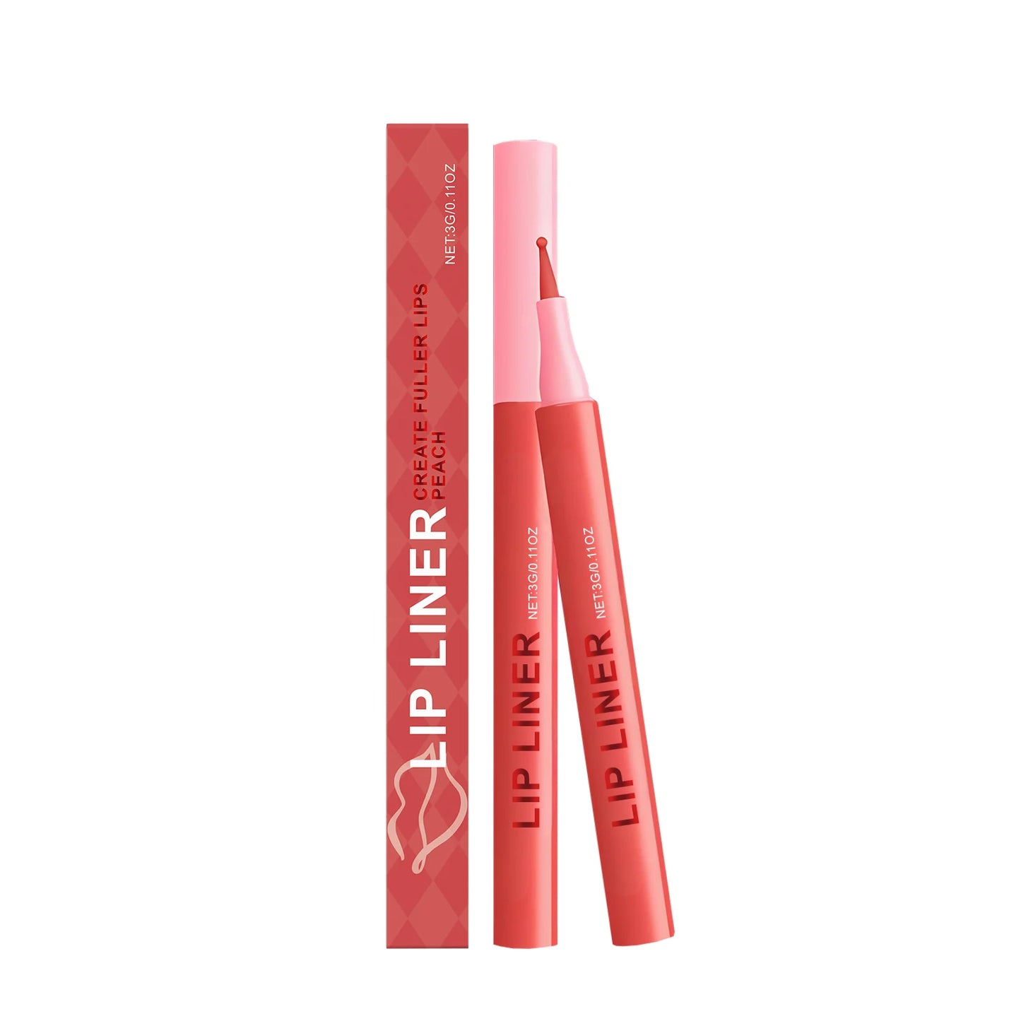 Waterproof Matte Lip Liner Pencil – 6 Colors, Long-Lasting