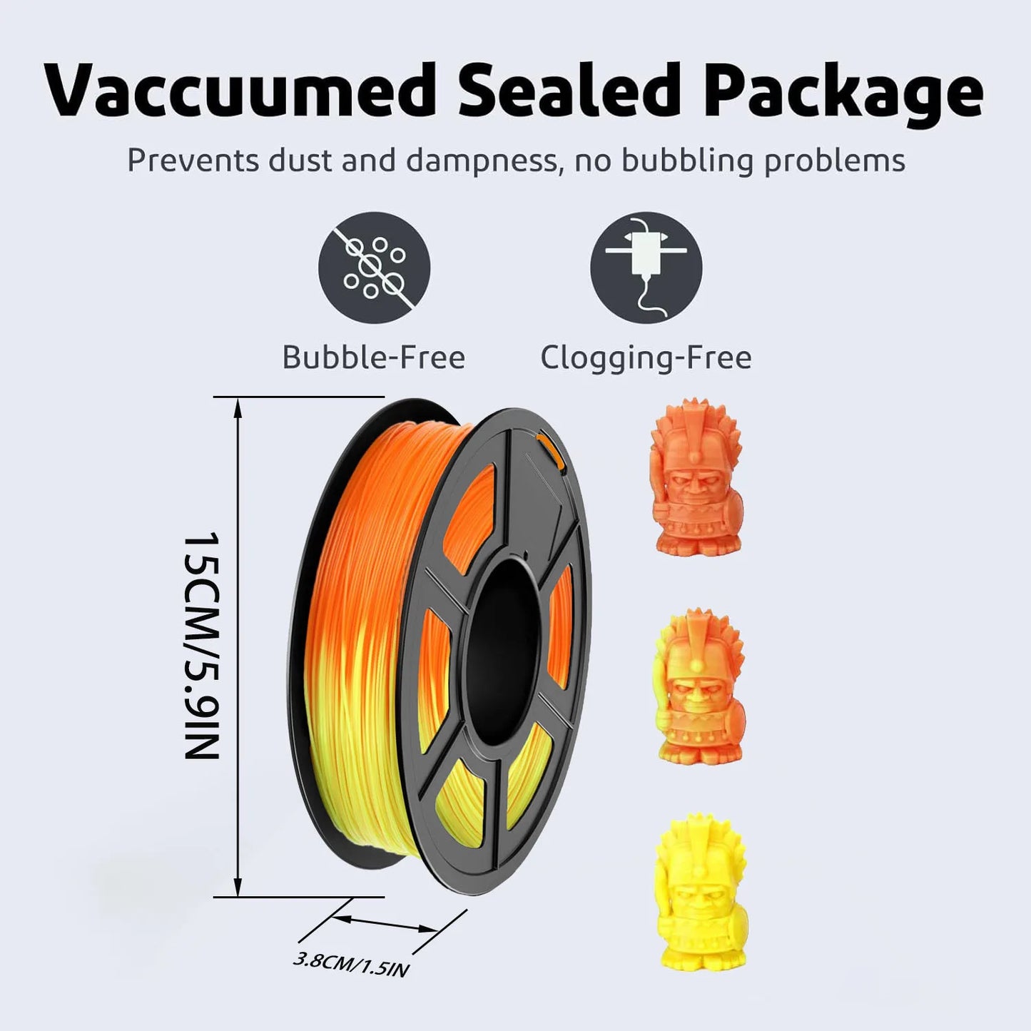 DINGSUN Color Change PLA Filament 1.75mm | Temp-Reactive