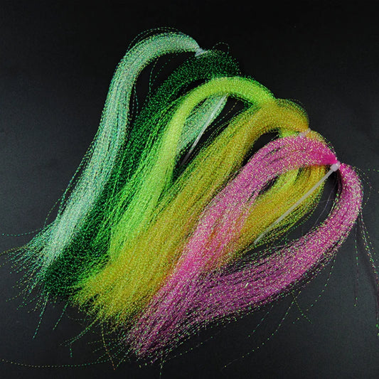 Crystal Flash Flashabou Tinsel – Fly Fishing Lure Tying Material Fly Tying Material Peaceful Pleasures Health and Wellness