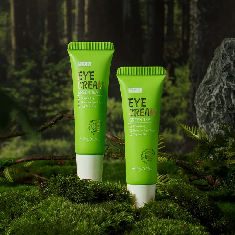 LAIKOU Green Tea Eye Cream 15g – Dark Circles & Puffiness