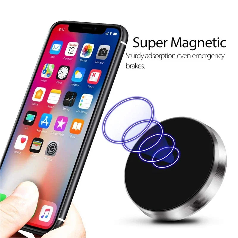 Magnetic Phone Car Holder Universal Magnetic Mount Bracket Stick on Car Dashboard Wall for iPhone Samsung Xiaomi Huawei Peaceful Pleasures Health and Wellness