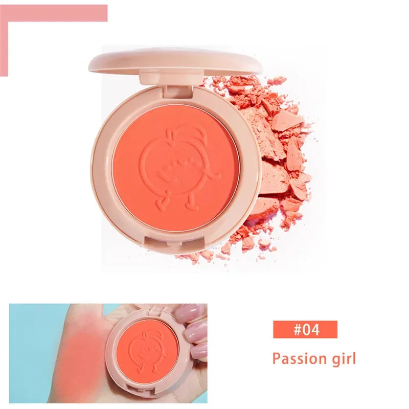IFANYUO 6-Color Mineral Blush Palette | Matte & Shimmer Cheek Tint