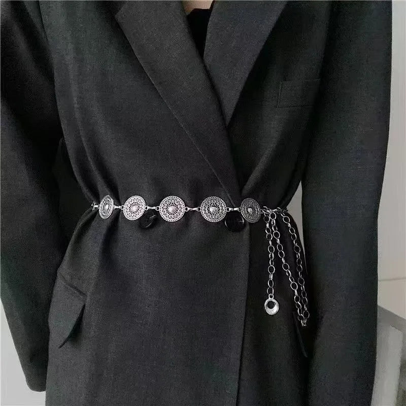 Retro Butterfly Metal Waist Chain Belt for Women | Summer Fashion