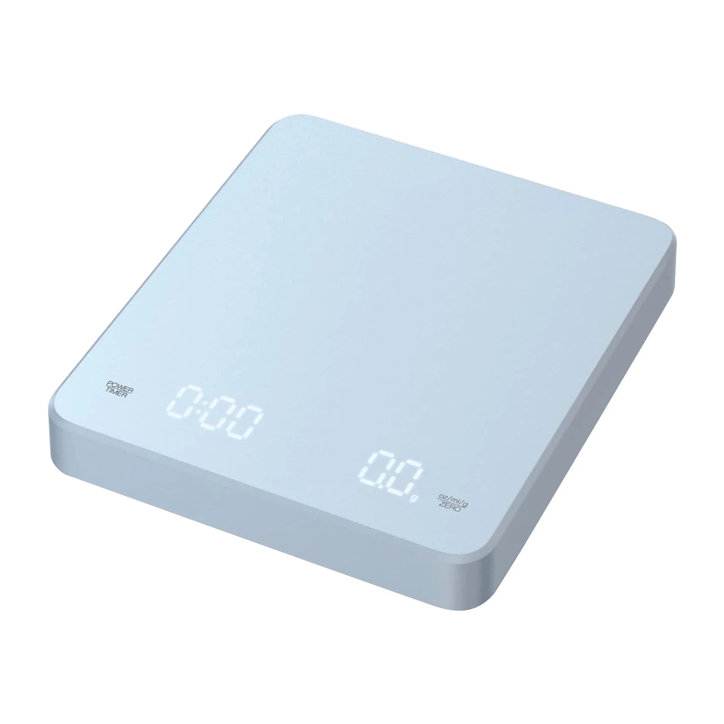 Digital Coffee Scale LED Screen Espresso Weighing 0.1g Precision Built-in Battery Timer 3kg Max Peaceful Pleasures Health and Wellness