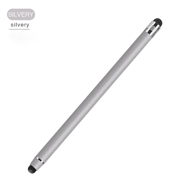 2-in-1 Stylus Pen Touch Pencil For Cell Phone Accessories For iphone Electrostatic Touch Pen For Phone Touch Screen Stylus Pens Peaceful Pleasures Health and Wellness Silver