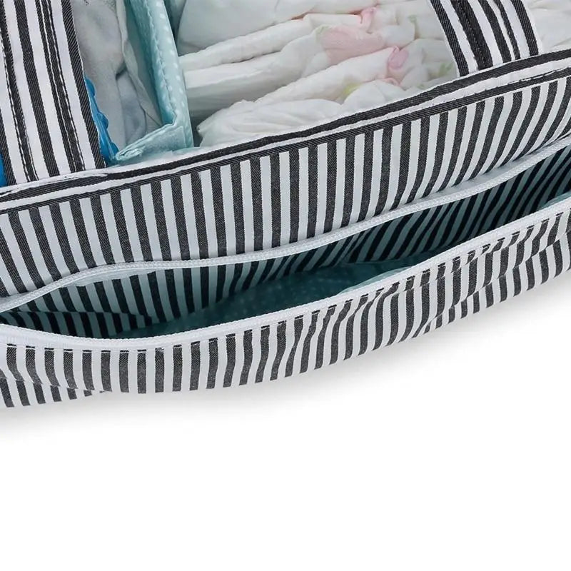 Portable Baby Diaper Storage Bag | Nursery & Travel Organizer