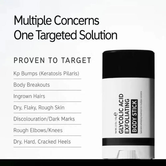 Glycolic Acid Exfoliating Body Stick – Smooth & Bright Skin Exfoliating Body Stick Peaceful Pleasures Health and Wellness 1PC