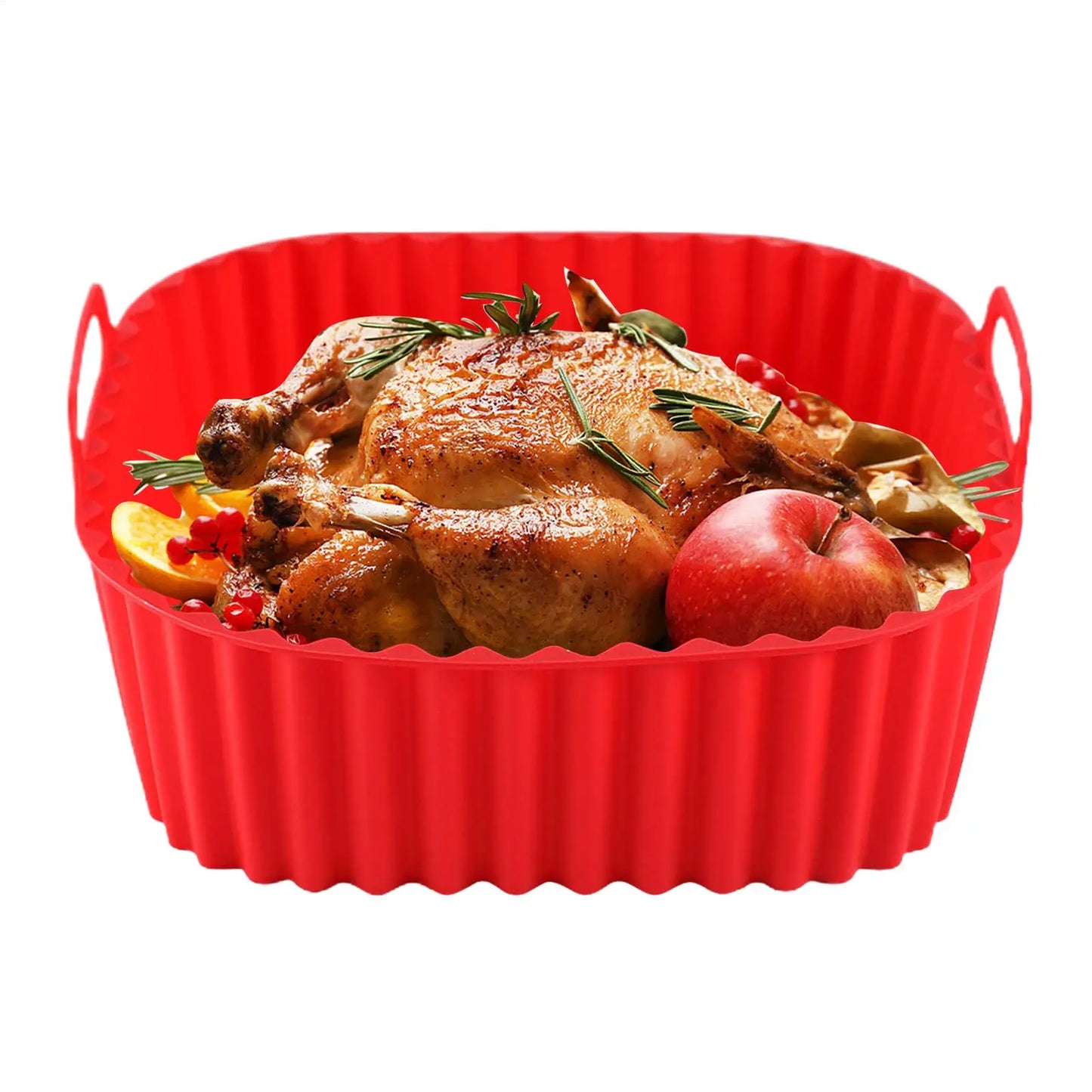 Silicone Air Fryer Liner – Non-Stick Reusable Square Baking Tray