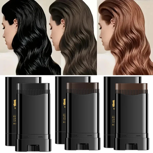 Waterproof Hair Dye Stick – Instant Gray Coverage, Long-Lasting Color Peaceful Pleasures Health and Wellness