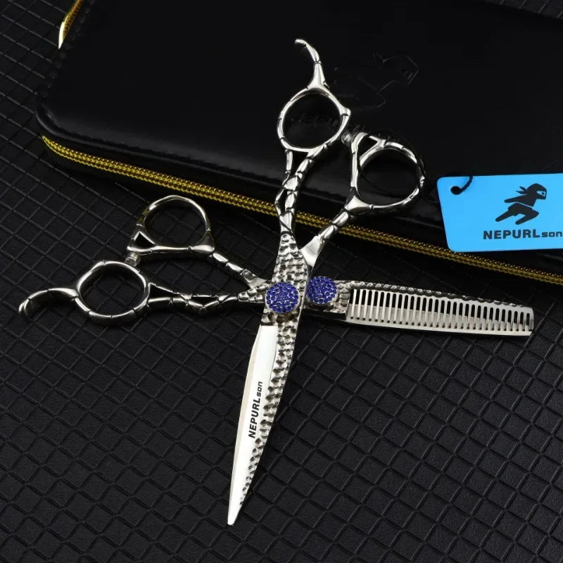 6" Professional Hair Cutting Scissors – Japan 440C Steel Shears