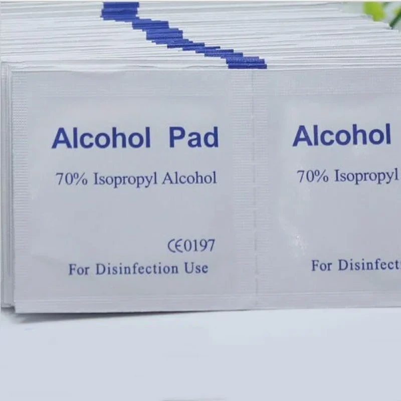 100pcs 70% Isopropyl Alcohol Prep Pads | Disinfectant Swabs