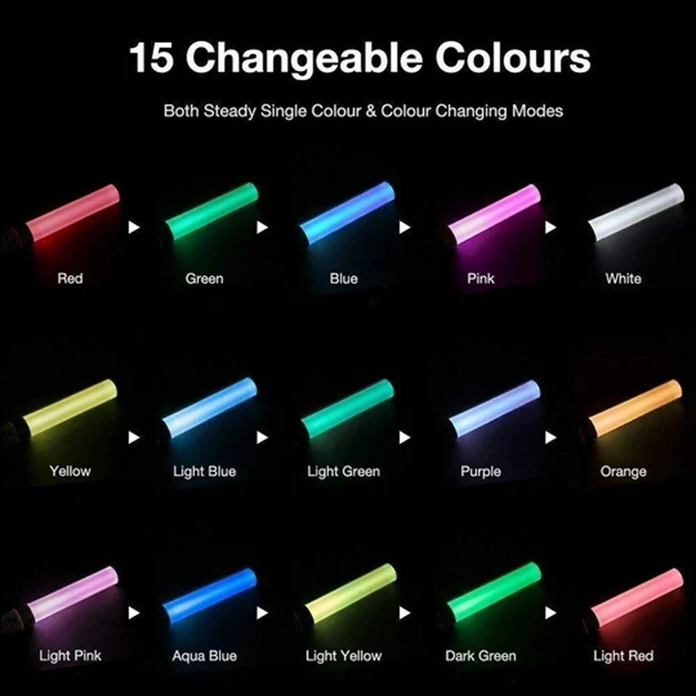 LED Glow Sticks 15 Switchable Colors – Parties, Concerts & More