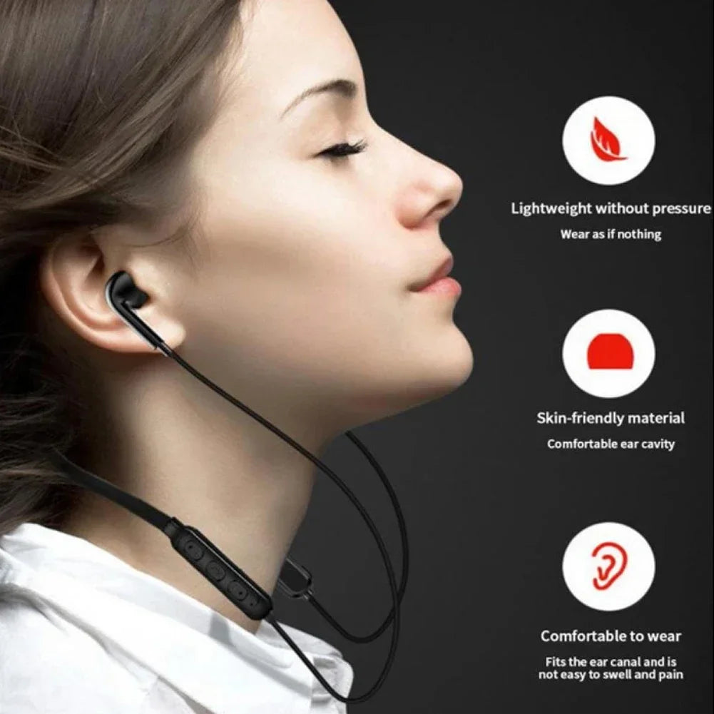 B7 Neckband Bluetooth 5.1 Earbuds – Sweatproof Wireless Headset
