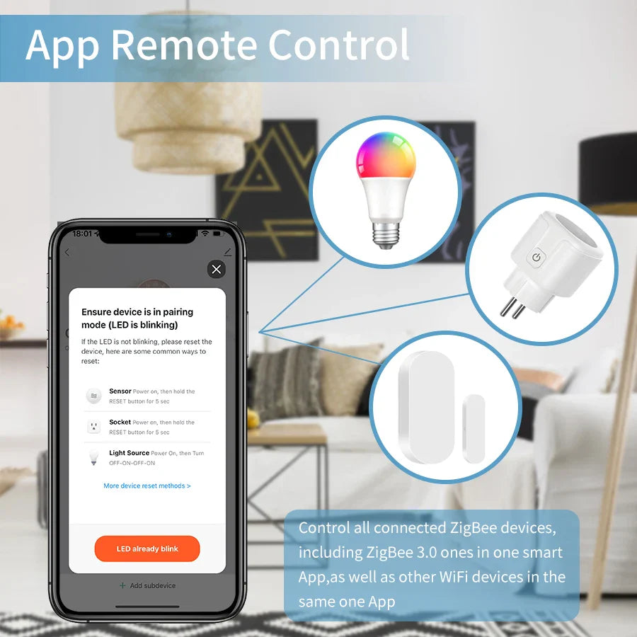 Tuya ZigBee Bluetooth Smart Home Gateway Hub | Alexa & Google