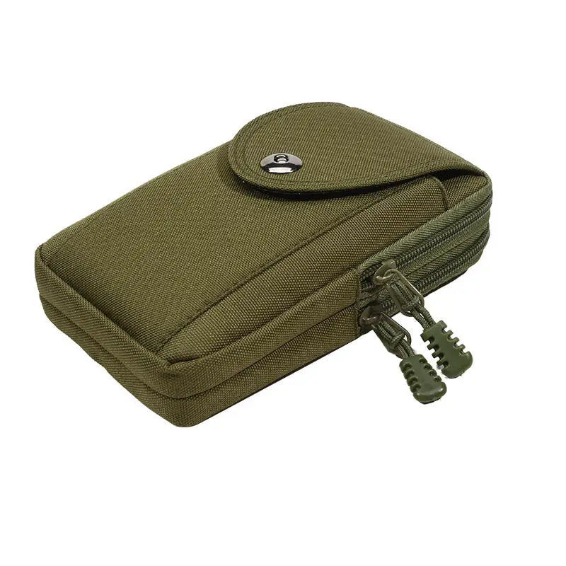 Tactical Molle Pouch Belt Waist Pack Bag for Men Small Pocket Waist Pack Running Pouch Travel Camping Bags Soft Back Peaceful Pleasures Health and Wellness Green Suction Buckle