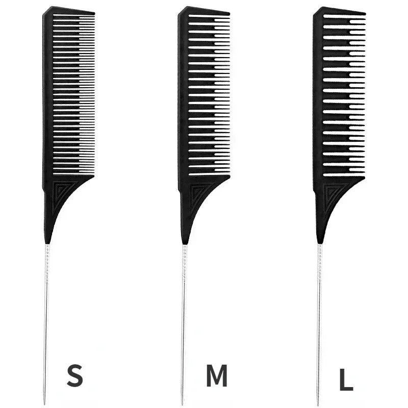 Hair Styling Combs, Tailed Comb Set, Coloring Dyeing Comb, Salon Tool, Sectioning Highlighting Weaving Cutting Comb, 3pcs Peaceful Pleasures Health and Wellness A