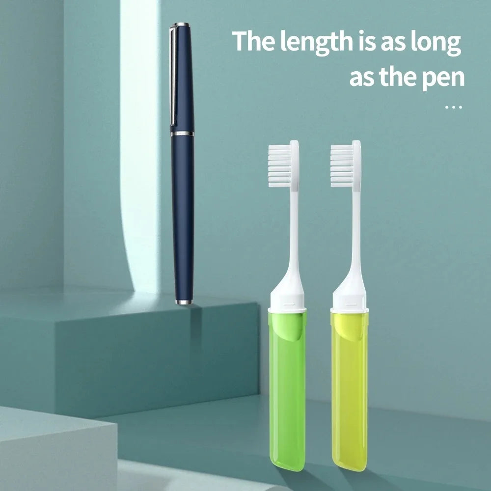 Foldable Travel Toothbrush | Portable Mini Toothbrush for Adults
