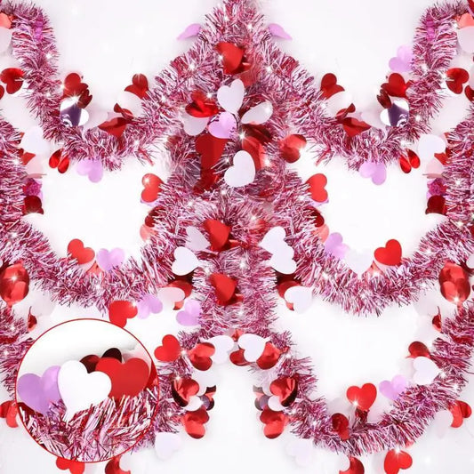 2M Valentine's Day Heart-shaped Pull-up Decorative Ribbon Wedding Peaceful Pleasures Health and Wellness