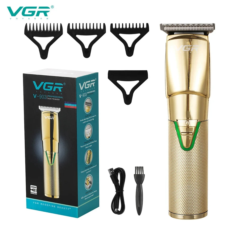 VGR V-903 Cordless Hair Clipper & Trimmer for Men | USB