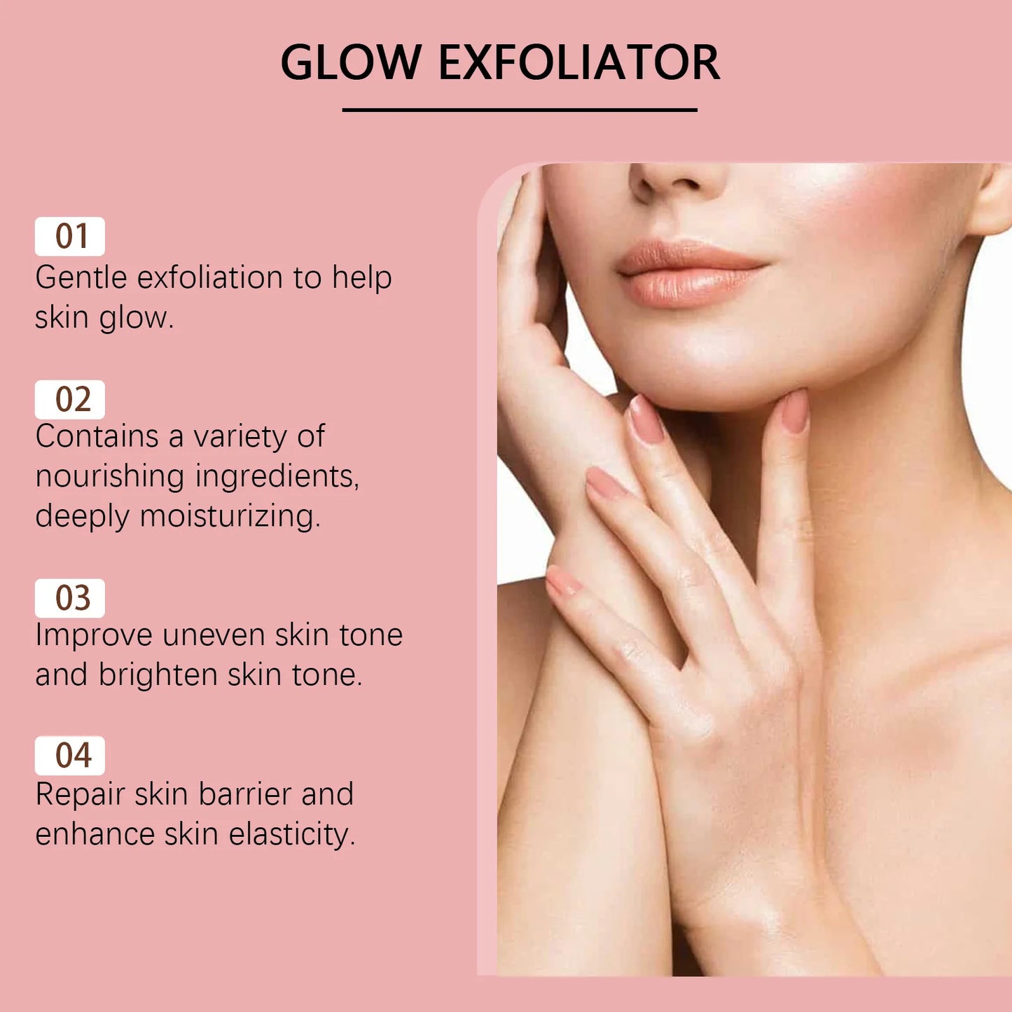 EELHOE Smooth Facial Scrub Exfoliator for Dark Skin Peaceful Pleasures Health and Wellness