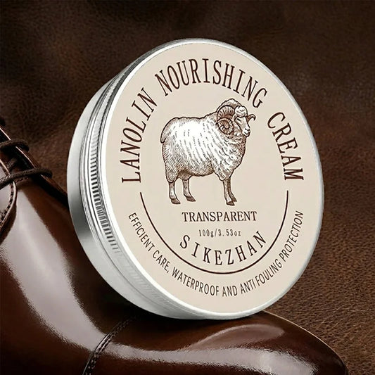 Lanolin Leather Shoe Cream – Polish, Conditioner & Waterproofer Leather Shoe Cream Oasis Select