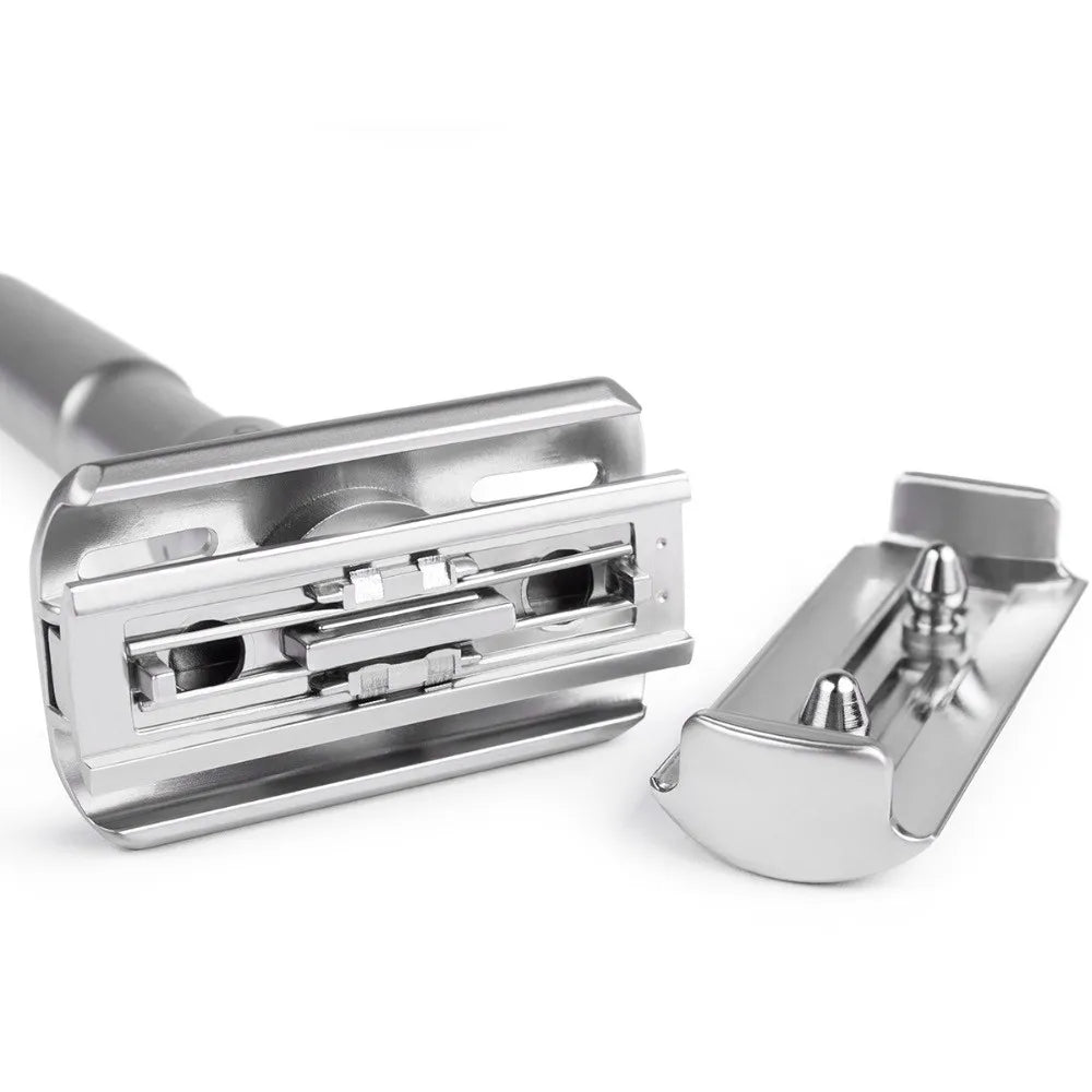 Men's Adjustable Double Edge Safety Razor + 5 Titanium Blades