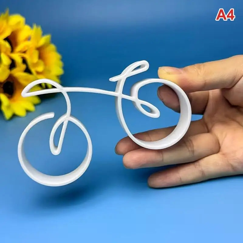 Miniature Bicycle Model 3D Desk Ornament | Home Office Decor