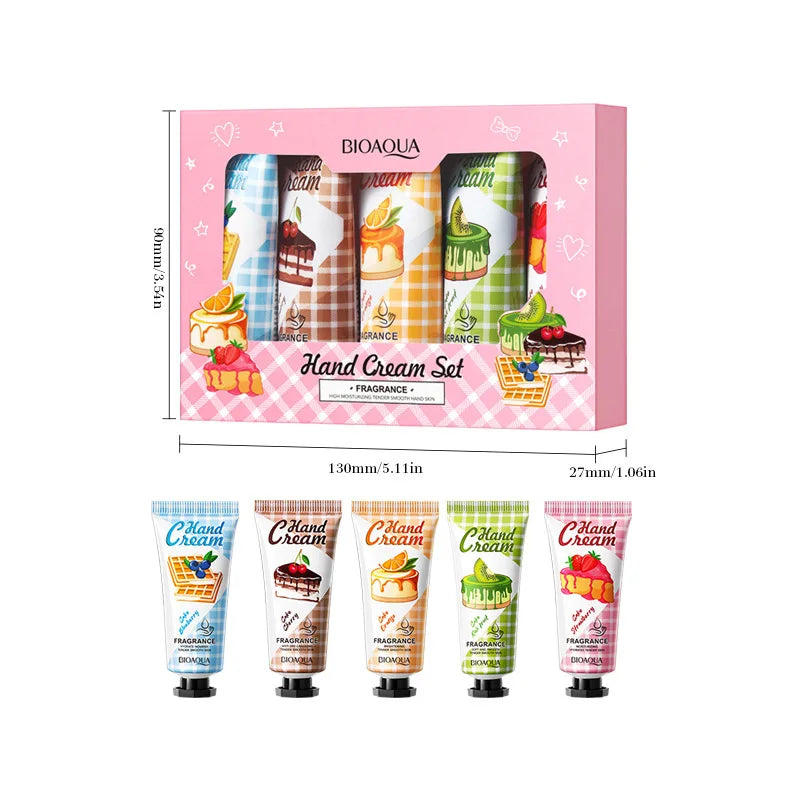 5-Piece Luxury Hand Cream Gift Set – Moisturizing & Fragrant