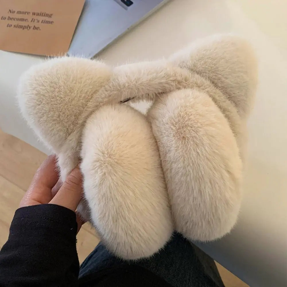 Cute Cat-ear Plush Ear Protectors Winter Students Cycling Keeping Warm Protecting Ears Windproof and Cold-proof Ear Coverings Peaceful Pleasures Health and Wellness