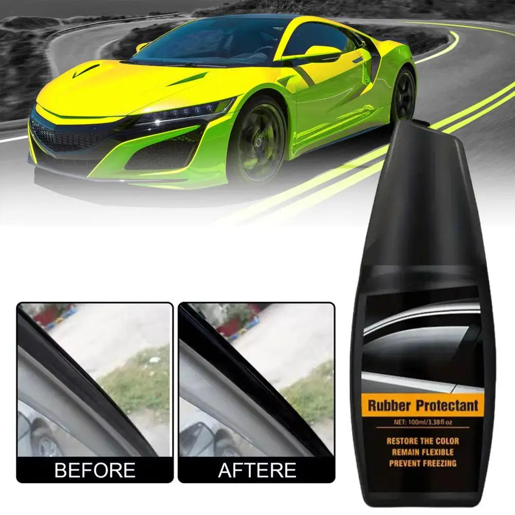 Auto Rubber Protectant Spray Color Restorer & Flexibility Enhancer Anti-freeze Easy To Use Ultimate Protection For Car Seals Peaceful Pleasures Health and Wellness