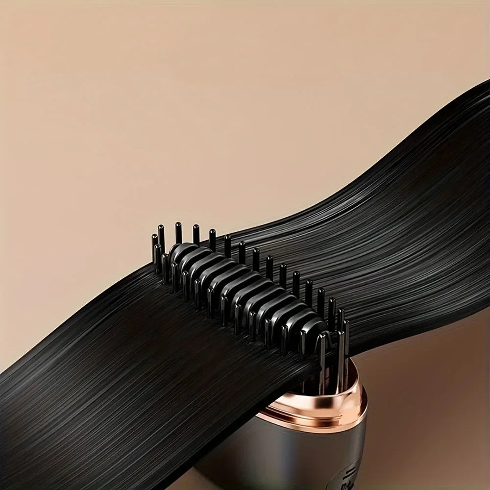 New Wireless Straightening Comb Portable USB Charging Hair Straightener Brush Heating Plates Comb for Smooth Styling Hair Styler Peaceful Pleasures Health and Wellness