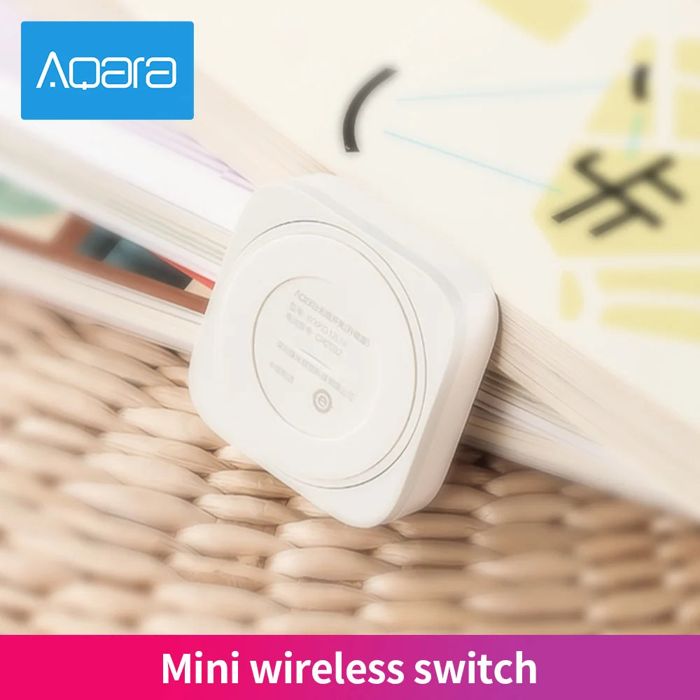 Aqara Smart Wireless Switch Smart Remote One Key Control Intelligent Application Home Security APP Control Work with Homekit Peaceful Pleasures Health and Wellness