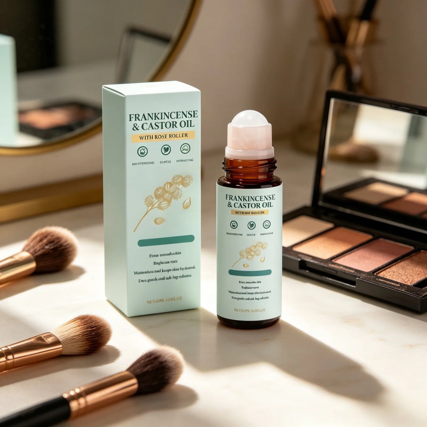 Frankincense & Castor Oil Roll-On Body Oil | 50ml Hydrating