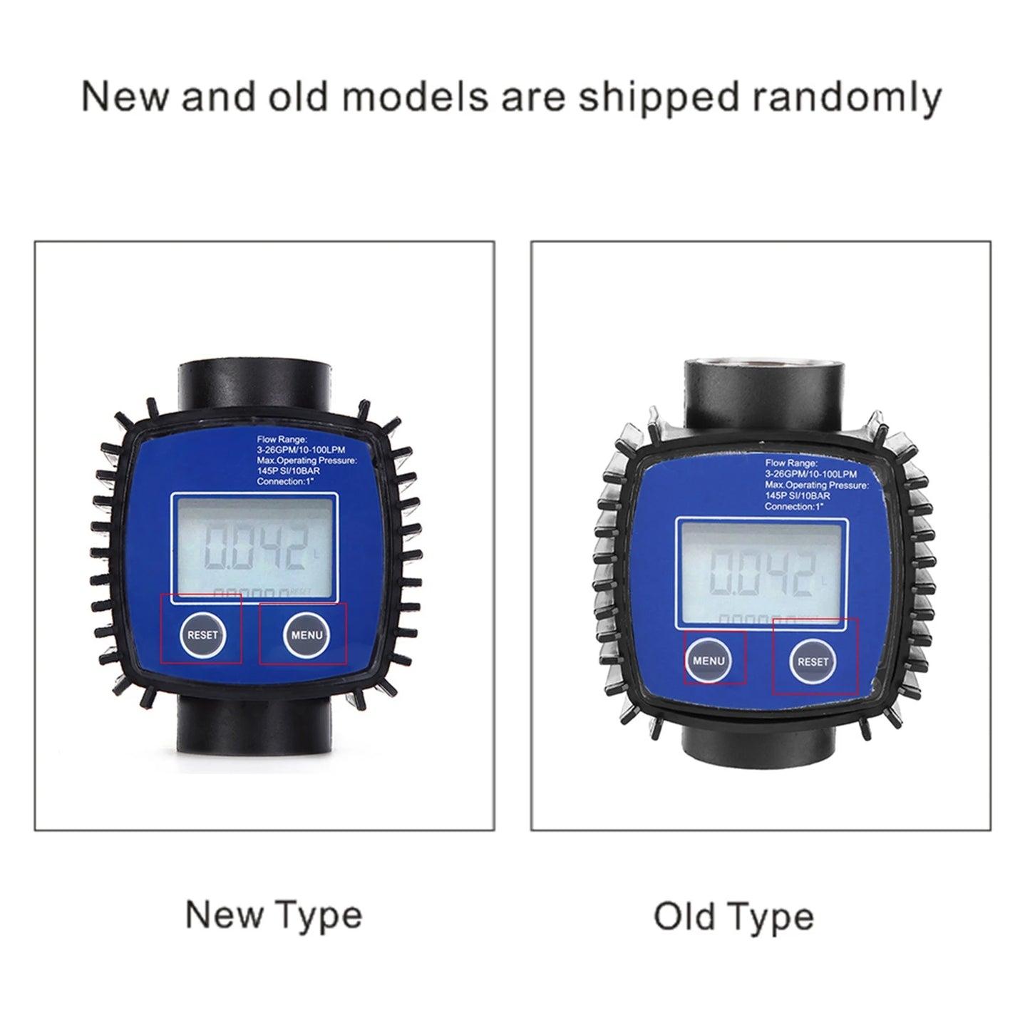 Flow Meter Digital Display Accuracy Water Flowmeter Internal Thread