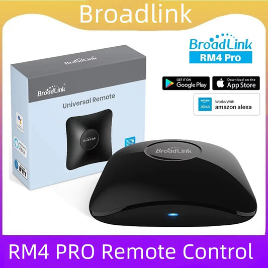 2026 BroadLink RM4 Pro Universal Remote Control RF Controller IR Switch Smart Home Works Alexa Google Assistant Peaceful Pleasures Health and Wellness