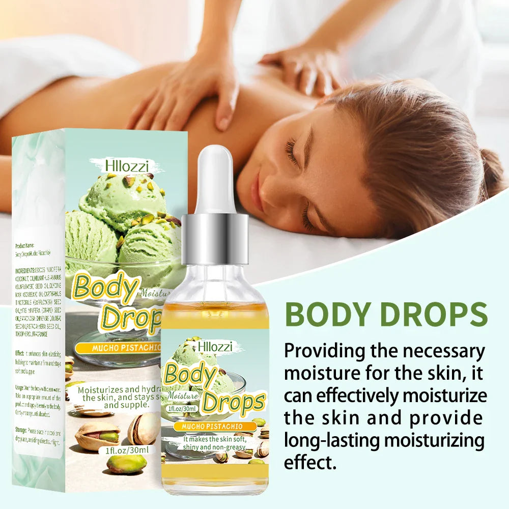 Pistachio Body Oil & Glaze Set – Moisturizing Roller Oil