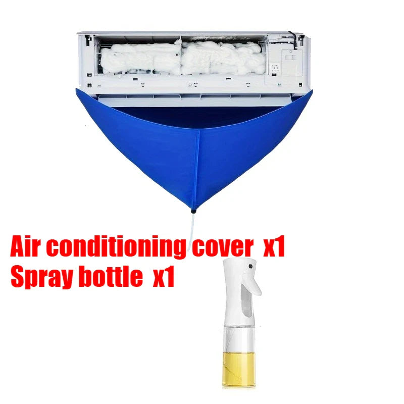 100cm PVC Air Conditioner Cleaning Cover Bag with Drain Pipe