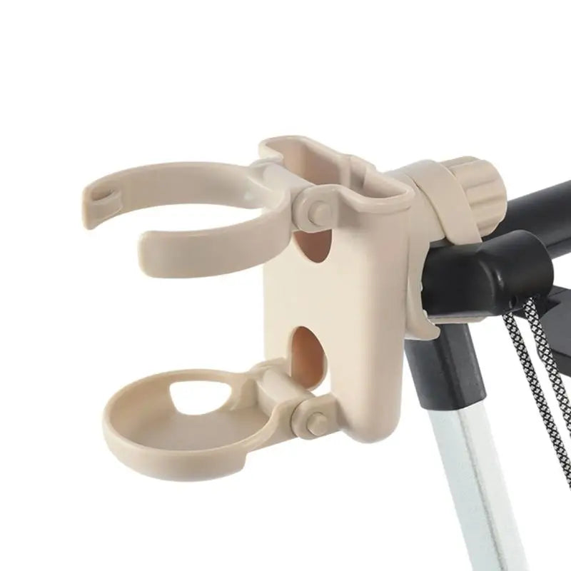 Foldable Stroller Cup Holder with Silicone Grip & Phone Mount