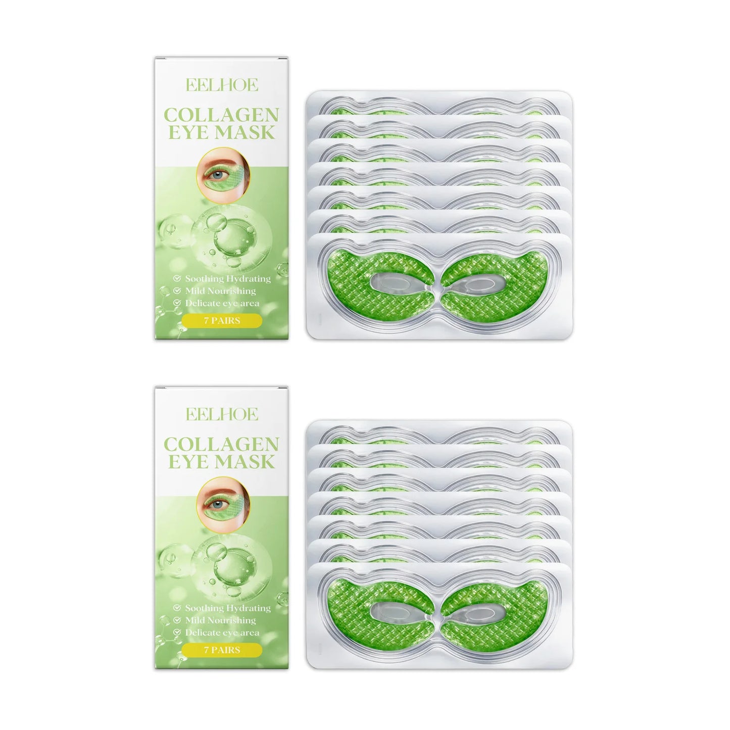 Collagen Eye Patches – Dark Circles, Puffiness & Firming