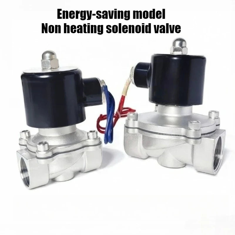 Electric Solenoid Valve DN15/20/25 – 304 SS, NC, AC220V/DC24V