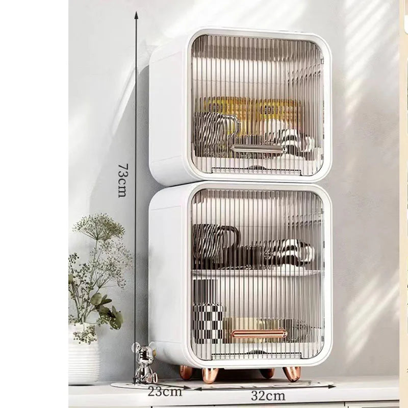 Baby Bottle Drying Rack & Organizer - Space-Saving Holder for Infant Tableware, Feeding Tools with Drainage Base Peaceful Pleasures Health and Wellness White-2Pcs