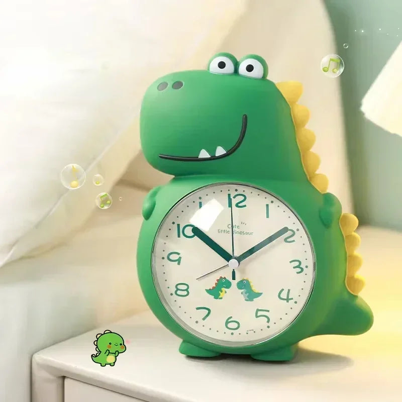 Cute Dinosaur Kids Alarm Clock with Night Light | Boys & Girls
