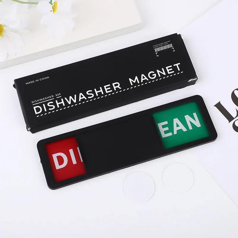 Dishwasher Magnet Clean Indicator Sign Dishwasher Clean Dirty Reminder Cleaning Instruction Sign Peaceful Pleasures Health and Wellness